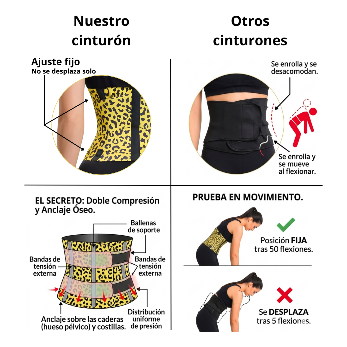 Luxe Curve Cinturón Entrenador de Cintura para Mujer